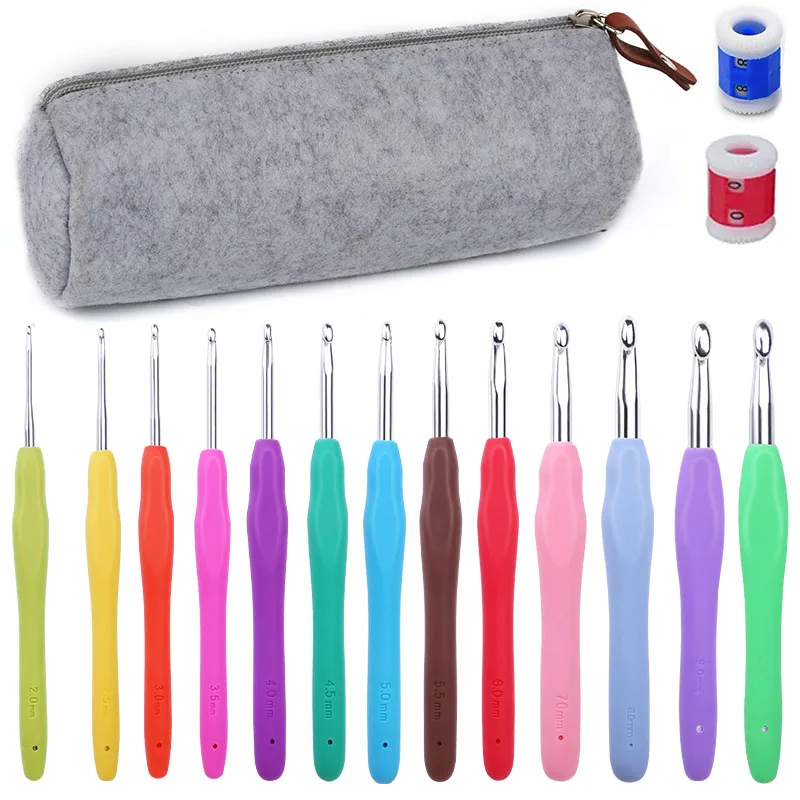 LMDZ 15PCS Crochet Hooks Knitting Needles Set Plastic Knit Knitting Needles Row Counter For Weave Sewing Needles Tool
LMDZ 15PCS Crochet Hooks Knitting Needles Set Plastic Knit Knitting Needles Row Counter For Weave Sewing Needles Tool