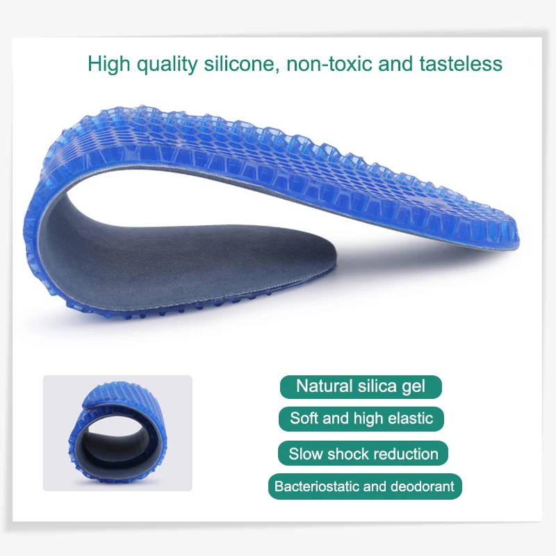 1 Pair Unisex Free Size Insole Silicone Massaging Insoles Pads Orthotic Arch Sport Shoe Gel Insole d88
1 Pair Unisex Free Size Insole Silicone Massaging Insoles Pads Orthotic Arch Sport Shoe Gel Insole d88