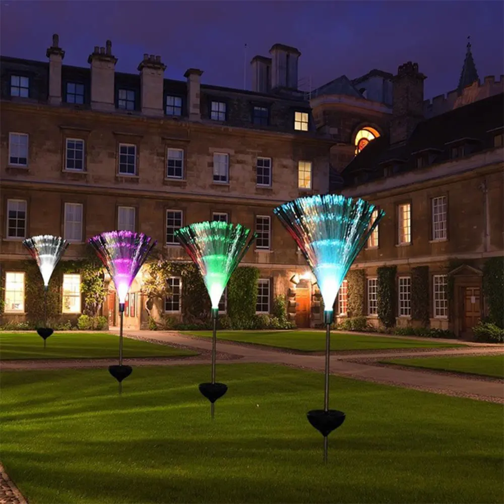Decorative Lamp Solar Optical Fiber Light Changing Color Power Lamp Fibre Lawn Garden Outdoor Novelty LED Optic Include Battery
Decorative Lamp Solar Optical Fiber Light Changing Color Power Lamp Fibre Lawn Garden Outdoor Novelty LED Optic Include Battery