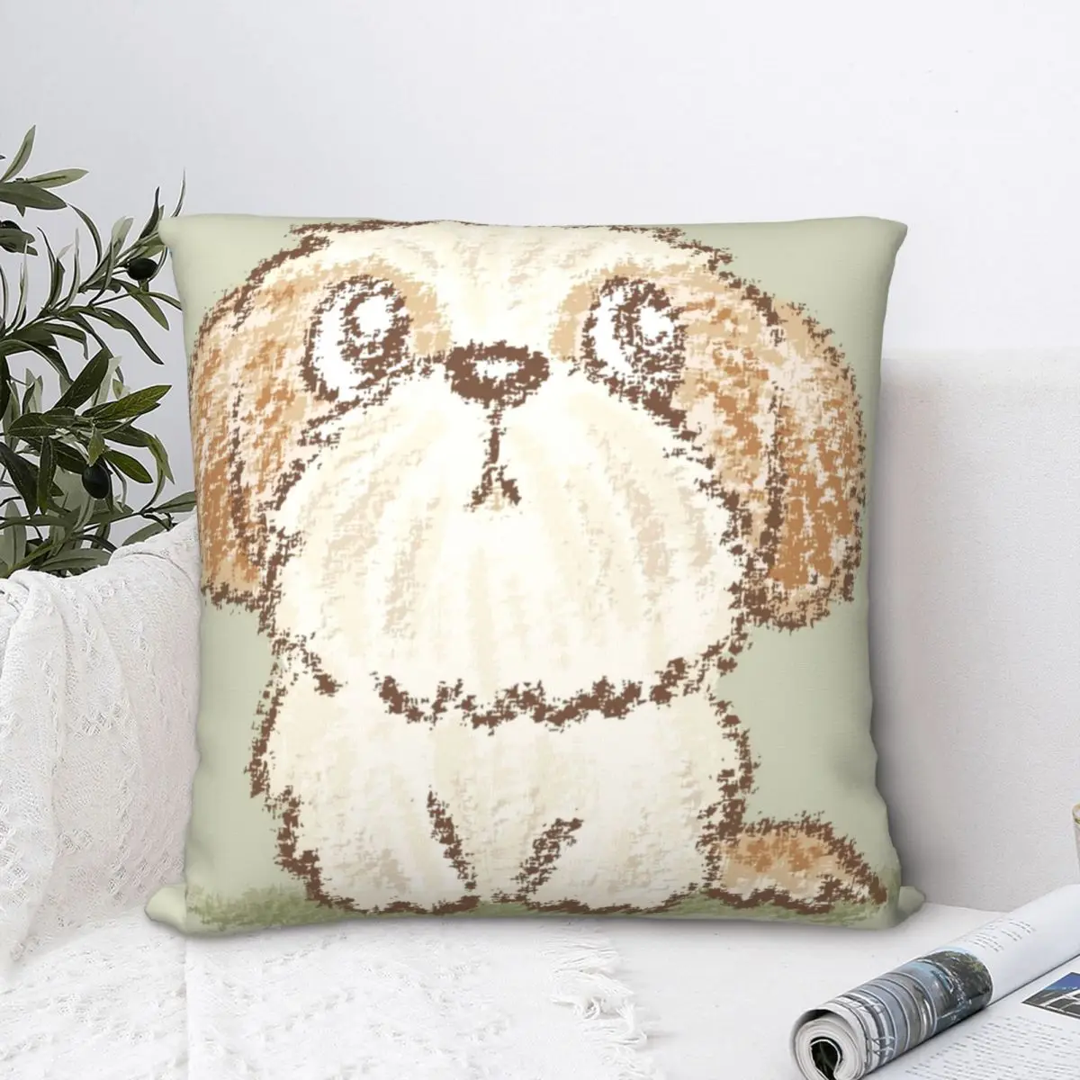 Shih Tzu Puppy Square Pillowcase Cushion Cover cute Home Decorative Room Nordic 45*45cm
Shih Tzu Puppy Square Pillowcase Cushion Cover cute Home Decorative Room Nordic 45*45cm