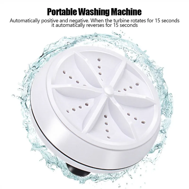 Convenient Mini Ultrasonic Travel Home Business Trip USB Personal Rotating Portable Turbo Washing Machine Lazy Washing Machine
Convenient Mini Ultrasonic Travel Home Business Trip USB Personal Rotating Portable Turbo Washing Machine Lazy Washing Machine