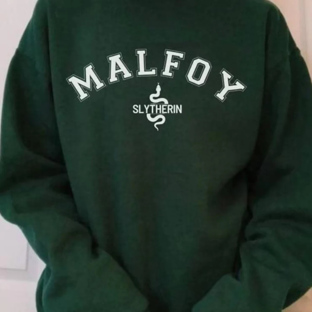 Свитшот Malfoy Женская осенне-зимняя толстовка с круглым вырезом унисекс | одежда