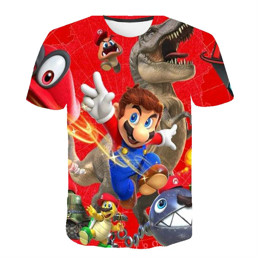 Sky blue cartoon 3D game, animated T-shirt children's clothing, funny girls, boy T-shirt fashion tops. 2121 new
Sky blue cartoon 3D game, animated T-shirt children's clothing, funny girls, boy T-shirt fashion tops. 2121 new