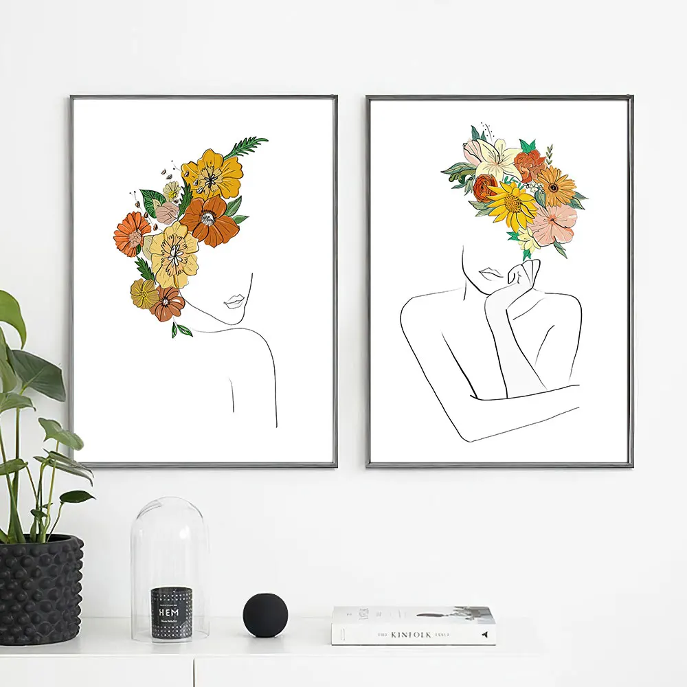 Abstract Woman Head Flower Poster Line Draw Canvas Painting Line Art Print Minimalist Wall Picture For Living Room Home Decor
Abstract Woman Head Flower Poster Line Draw Canvas Painting Line Art Print Minimalist Wall Picture For Living Room Home Decor