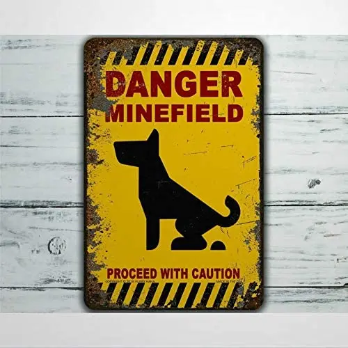 Danger Minefield with Aged Appearance Funny Metal Sign Metal Signs Wall Decor 8x12 inch
Danger Minefield with Aged Appearance Funny Metal Sign Metal Signs Wall Decor 8x12 inch