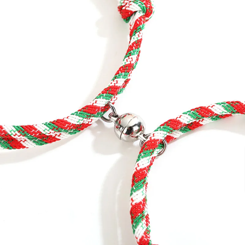 2Pc Attracting Couple Bracelet Best Friend Bracelet Milan Rope Braided Stainless Steel Magnet Attract Long-Distance Love Jewelry
2Pc Attracting Couple Bracelet Best Friend Bracelet Milan Rope Braided Stainless Steel Magnet Attract Long-Distance Love Jewelry