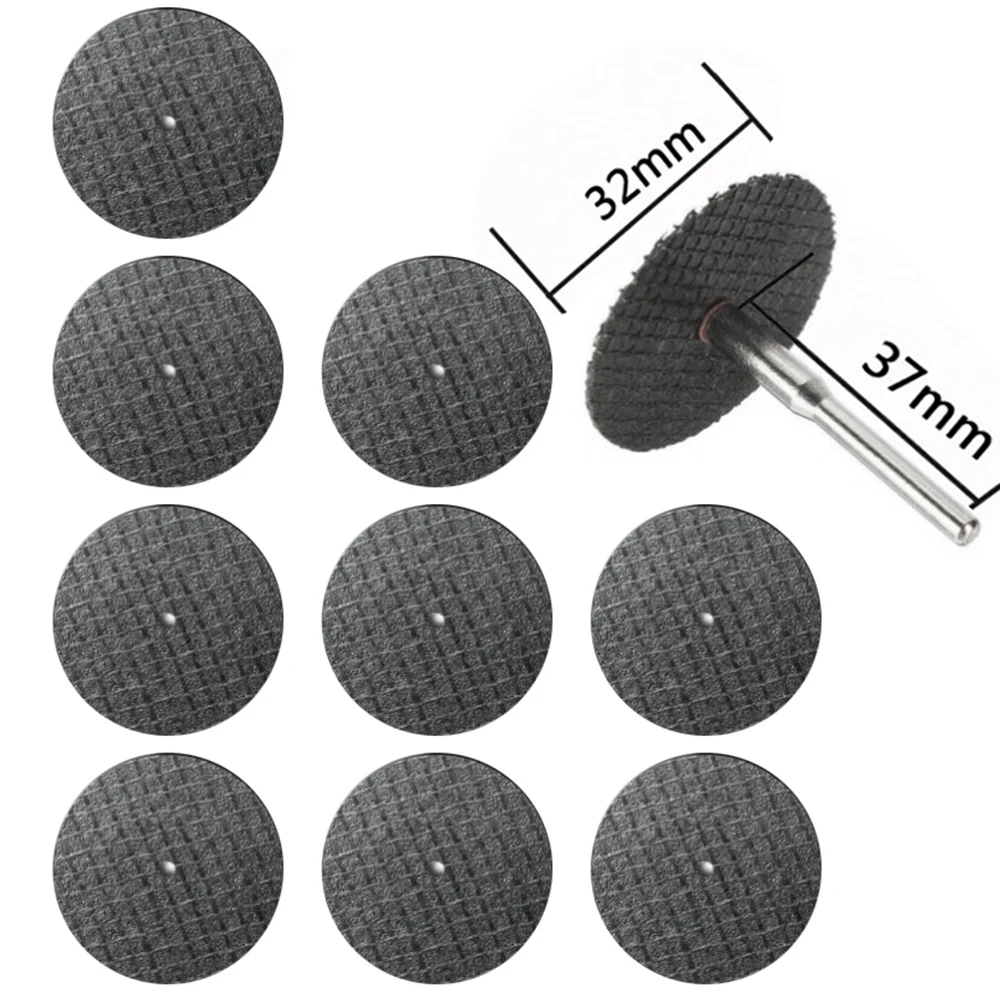 10pcs 32mm Resin Cutting Disc Grinding Wheel Abrasive Cutting Discs Mini Drill For Rotary Tool Accessories with 1 Mandrels
10pcs 32mm Resin Cutting Disc Grinding Wheel Abrasive Cutting Discs Mini Drill For Rotary Tool Accessories with 1 Mandrels