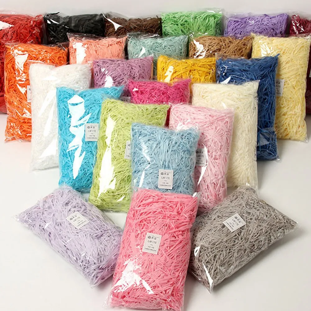 100g Colorful Shredded Crinkle Paper Raffia Filler DIY Wedding Party Gift Box Candy Material Packaging Filler Decoration
100g Colorful Shredded Crinkle Paper Raffia Filler DIY Wedding Party Gift Box Candy Material Packaging Filler Decoration