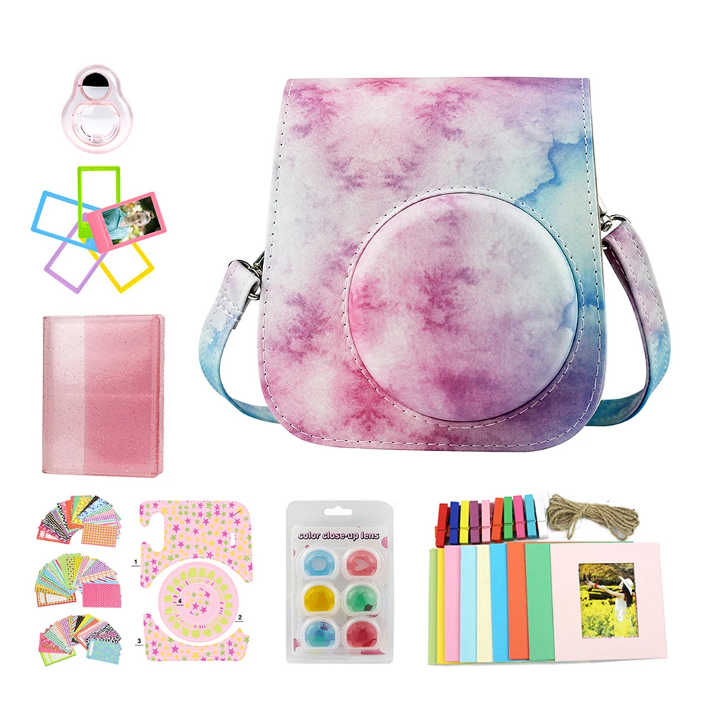 Набор аксессуаров CAIUL для Fujifilm Instax Mini 11, чехол для мини-камеры и многое другое
Набор аксессуаров CAIUL для Fujifilm Instax Mini 11, чехол для мини-камеры и многое другое