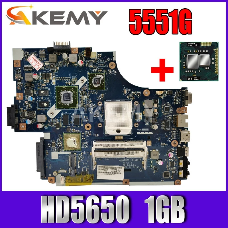 Akemy For Acer aspire 5551 5551G 5552G Laptop Motherboard MBWVF02001 NEW75 LA-5911P HD5650 1GB Video card DDR3 Free CPU
Akemy For Acer aspire 5551 5551G 5552G Laptop Motherboard MBWVF02001 NEW75 LA-5911P HD5650 1GB Video card DDR3 Free CPU