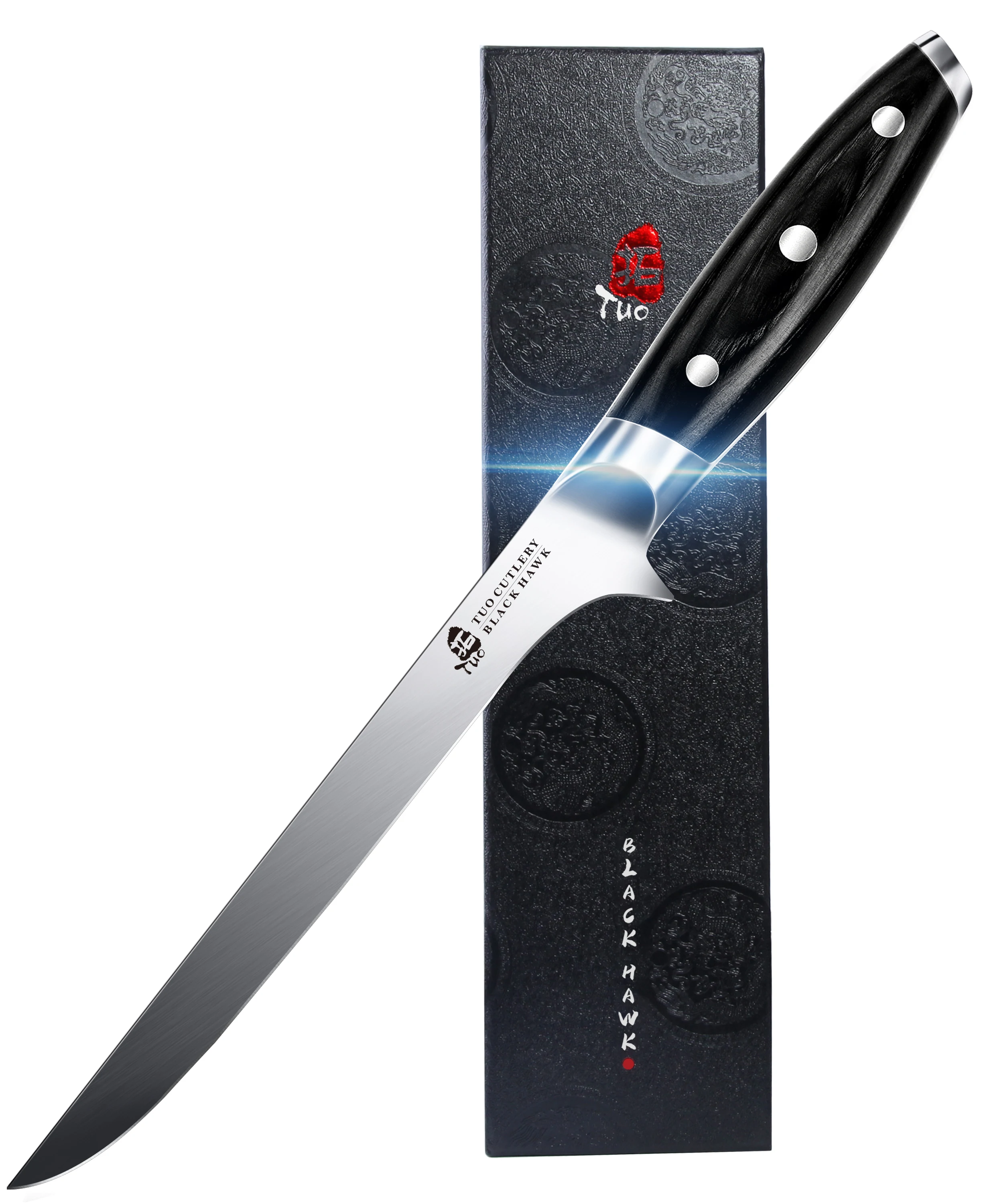 TUO Boing knife - Professional 7 inch Pro Chef Kitchen Knife - High Carbon German Stainless Steel - Pakkawood Handle
TUO Boing knife - Professional 7 inch Pro Chef Kitchen Knife - High Carbon German Stainless Steel - Pakkawood Handle