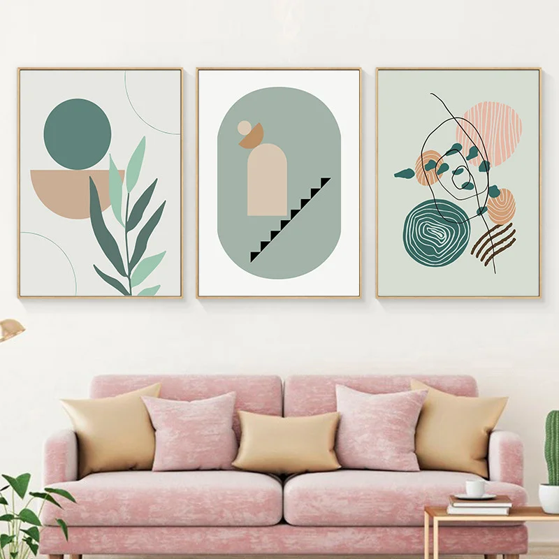 Modern Fashion Green Plant Landscape Canvas Painting Abstract Leaves Flower Geometric Art Poster Picture Living Room Home Decor
Modern Fashion Green Plant Landscape Canvas Painting Abstract Leaves Flower Geometric Art Poster Picture Living Room Home Decor