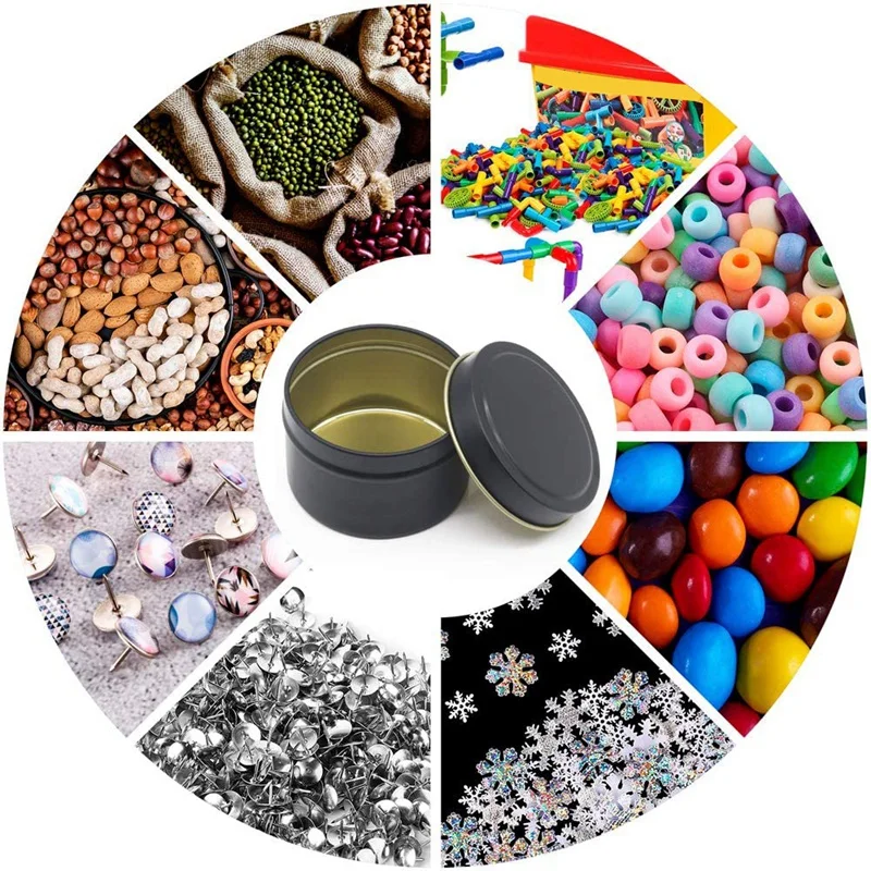 Candle Tins 24 Piece, Oz Candle Containers, Candle Jars for Candle Making,Handmade Candle Making Tools(Black) 
Candle Tins 24 Piece, Oz Candle Containers, Candle Jars for Candle Making,Handmade Candle Making Tools(Black)