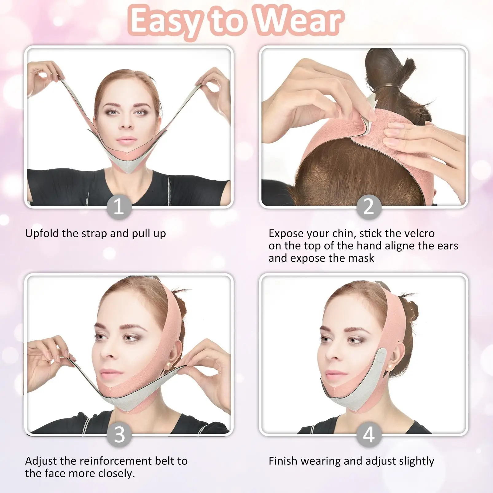 V Face Lift Up Belt Removal Belt Slimming Lifting Slimmer Face Bandage Wrap Wrinkles Double Chin Slimmer Tool
V Face Lift Up Belt Removal Belt Slimming Lifting Slimmer Face Bandage Wrap Wrinkles Double Chin Slimmer Tool