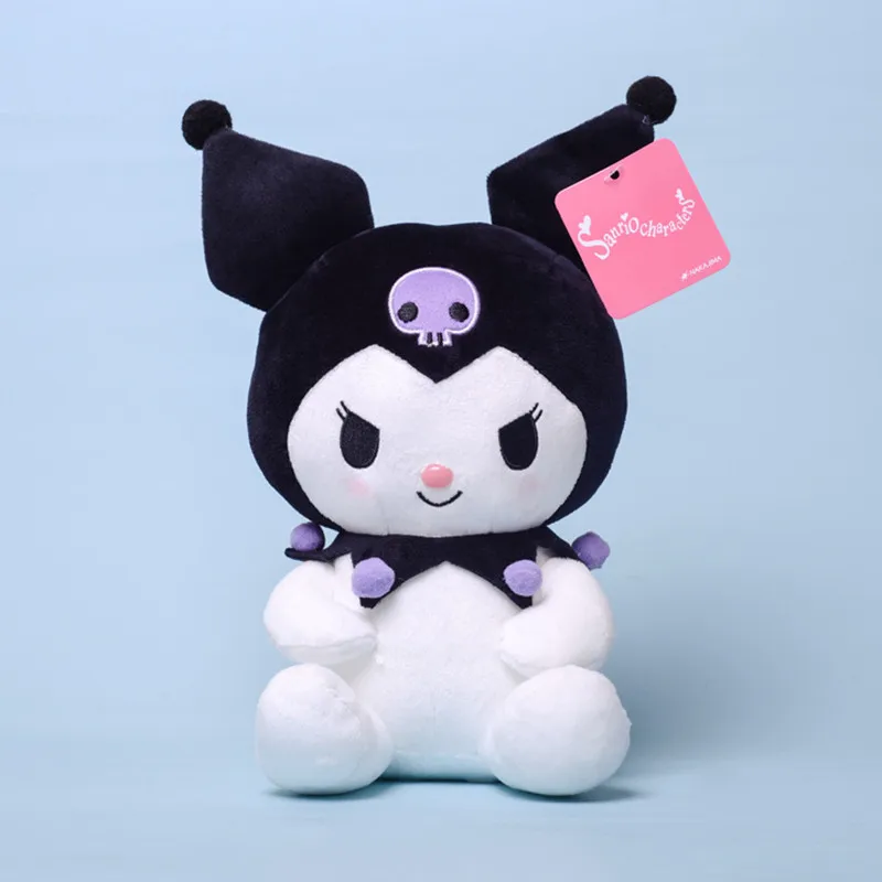 Милые плюшевые аниме животные Sanrio 20 см Kuromi бесплатная доставка декор комнаты