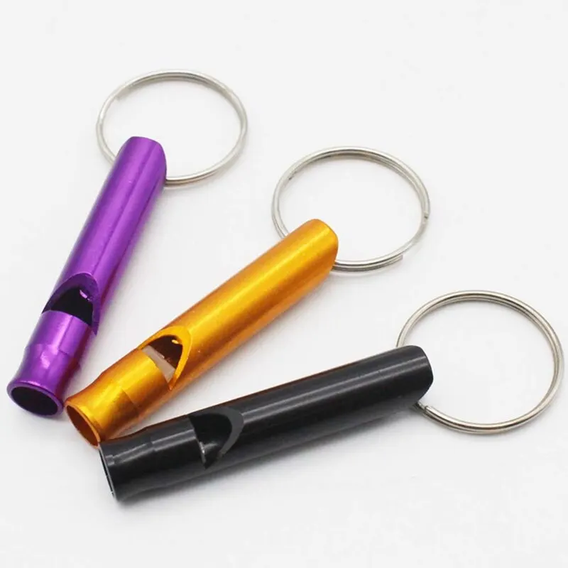 1Pc Outdoor EDC Survival Whistle High Decibel Whistle Aluminum Alloy Cheerleading Whistle Dog Training Whistle With Keychain
1Pc Outdoor EDC Survival Whistle High Decibel Whistle Aluminum Alloy Cheerleading Whistle Dog Training Whistle With Keychain