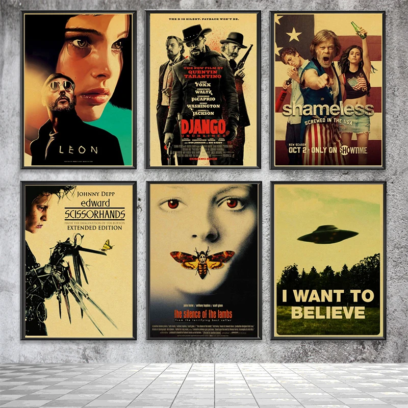 Classic Movie Forrest Gump Fight Club Pulp Fiction Bill Canvas Painting Posters Prints Wall Art for Living Room Decor Cuadros
Classic Movie Forrest Gump Fight Club Pulp Fiction Bill Canvas Painting Posters Prints Wall Art for Living Room Decor Cuadros