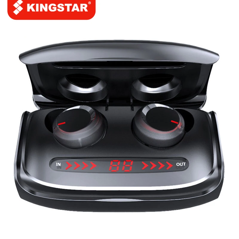 NKINGSTAR TWS Wireless Bluetooth 5.0 Earphones Qualcomm Chip True Wireless Earbuds with Microphone 3000mAh Charging Box 
NKINGSTAR TWS Wireless Bluetooth 5.0 Earphones Qualcomm Chip True Wireless Earbuds with Microphone 3000mAh Charging Box