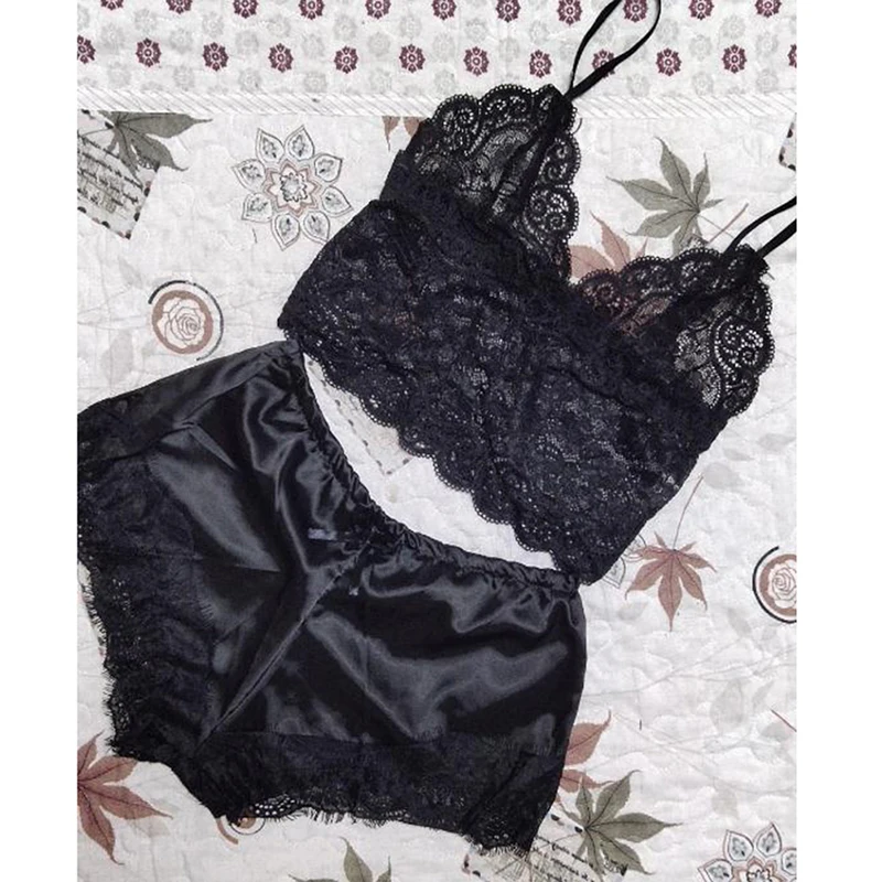 1 Set Fashion Womens Lace Sleepwear Lingerie Tops Shorts Set Babydoll Pajamas Underwear Nightwear 8 Colors
1 Set Fashion Womens Lace Sleepwear Lingerie Tops Shorts Set Babydoll Pajamas Underwear Nightwear 8 Colors