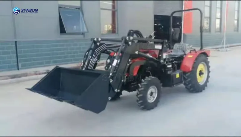 Новый 60hp 4WD высокомощный мини-садовый фермерский гидравлический трактор с