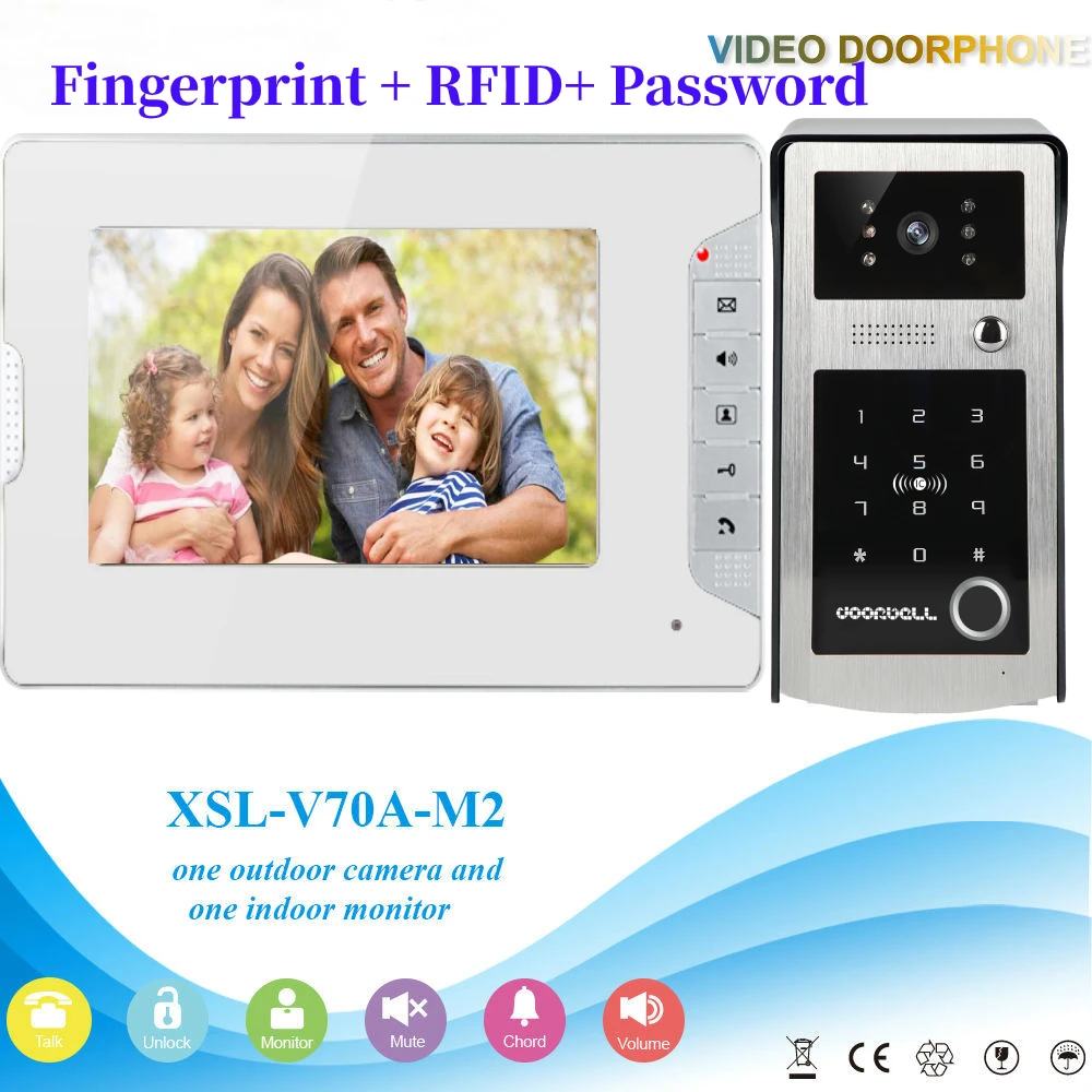7 Inch Video Door Phone Intercom System Video Door Entry Panel Intercoms Support Fingerprint password RIFD panel
7 Inch Video Door Phone Intercom System Video Door Entry Panel Intercoms Support Fingerprint password RIFD panel