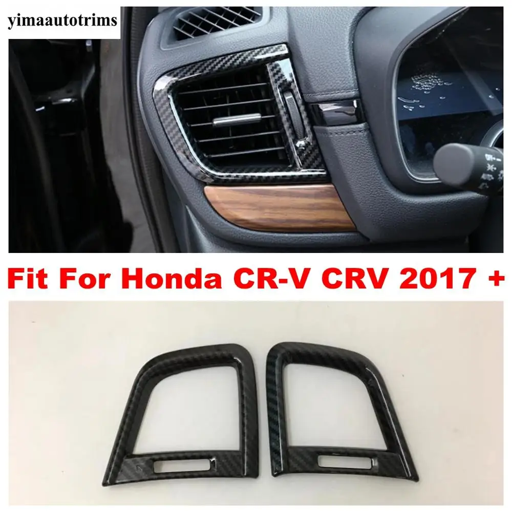 Interior Front Air Conditioner Vent Side AC Outlet Cover Trim Frame For Honda CR-V CRV 2017 - 2020 Carbon Fiber / Matte Style
Interior Front Air Conditioner Vent Side AC Outlet Cover Trim Frame For Honda CR-V CRV 2017 - 2020 Carbon Fiber / Matte Style