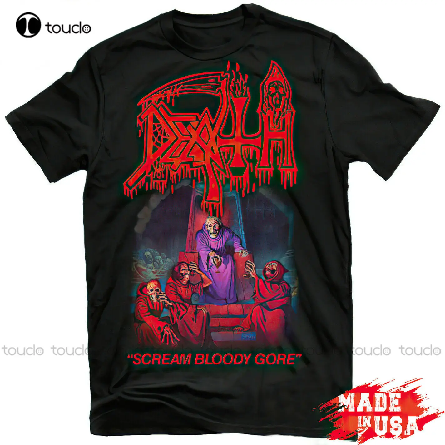 

Death-Band T-Shirt Scream Bloody Gore-Album Anniversary Fan Gift Tee Cute Shirts For Women Custom Aldult Teen Unisex Xs-5Xl