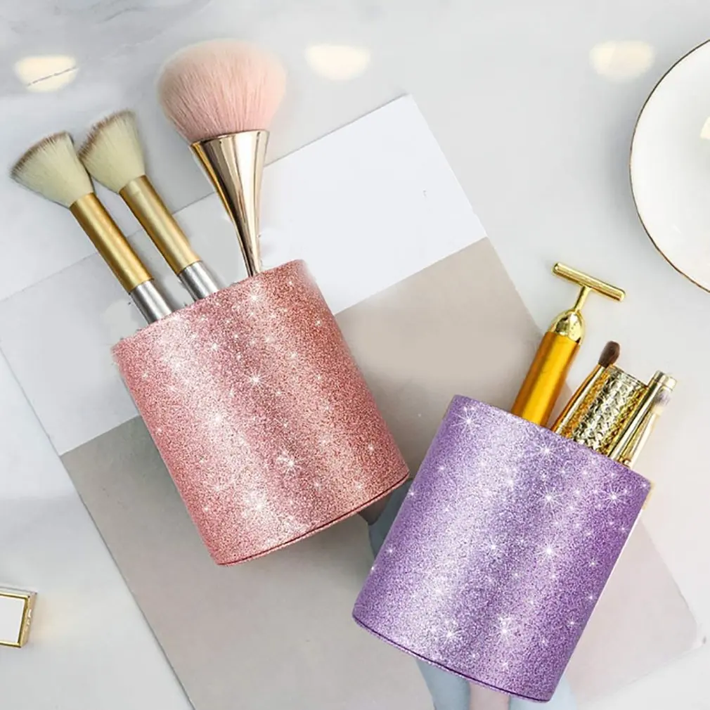 Desktop Shiny PU Leather Pen Holder Pen Holder Stationery Desk Tidy Container Cosmetic Brush Storage Bucket
Desktop Shiny PU Leather Pen Holder Pen Holder Stationery Desk Tidy Container Cosmetic Brush Storage Bucket