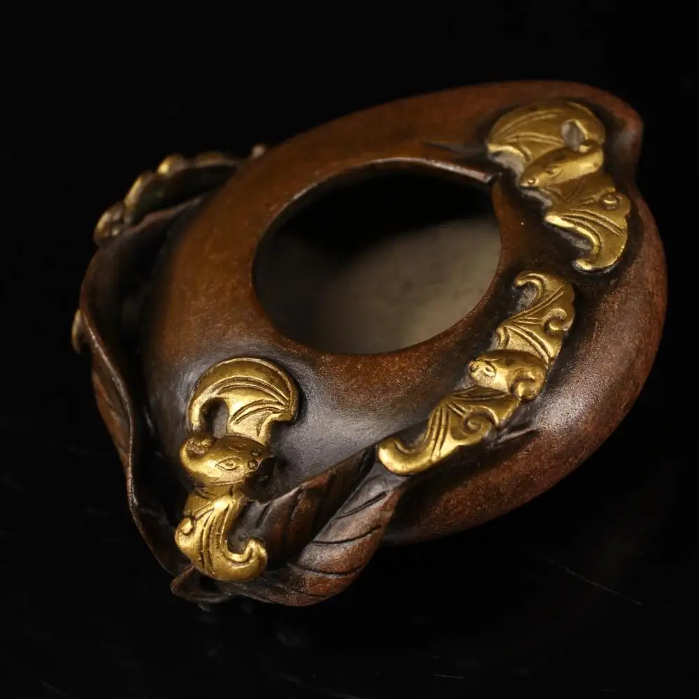 wedding decoration Laochun pure copper gilt real gold Wufushou peach brush pen holder
wedding decoration Laochun pure copper gilt real gold Wufushou peach brush pen holder