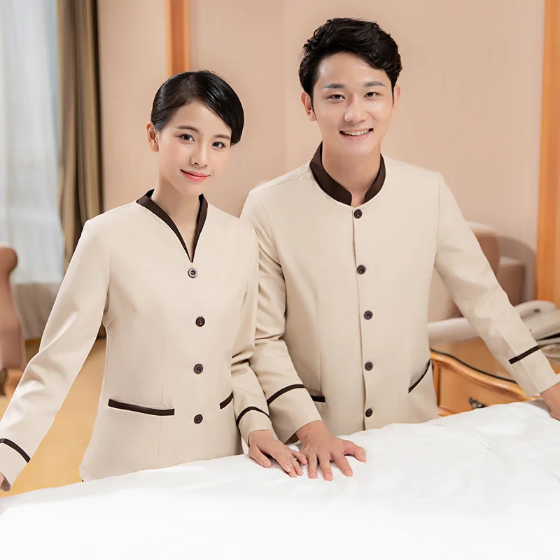 Uniform Restaurant Restaurant Clothes Uniform Autumn Winter Thin Property Hotel Housekeeping Aunt Room Work Clothes Long Sleeve
Uniform Restaurant Restaurant Clothes Uniform Autumn Winter Thin Property Hotel Housekeeping Aunt Room Work Clothes Long Sleeve