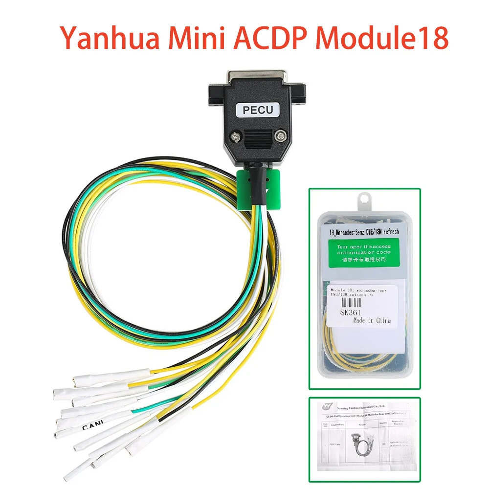 Newest Yanhua Mini ACDP Module18 For Mercedes For Benz DME and ISM Refresh High Quality
Newest Yanhua Mini ACDP Module18 For Mercedes For Benz DME and ISM Refresh High Quality
