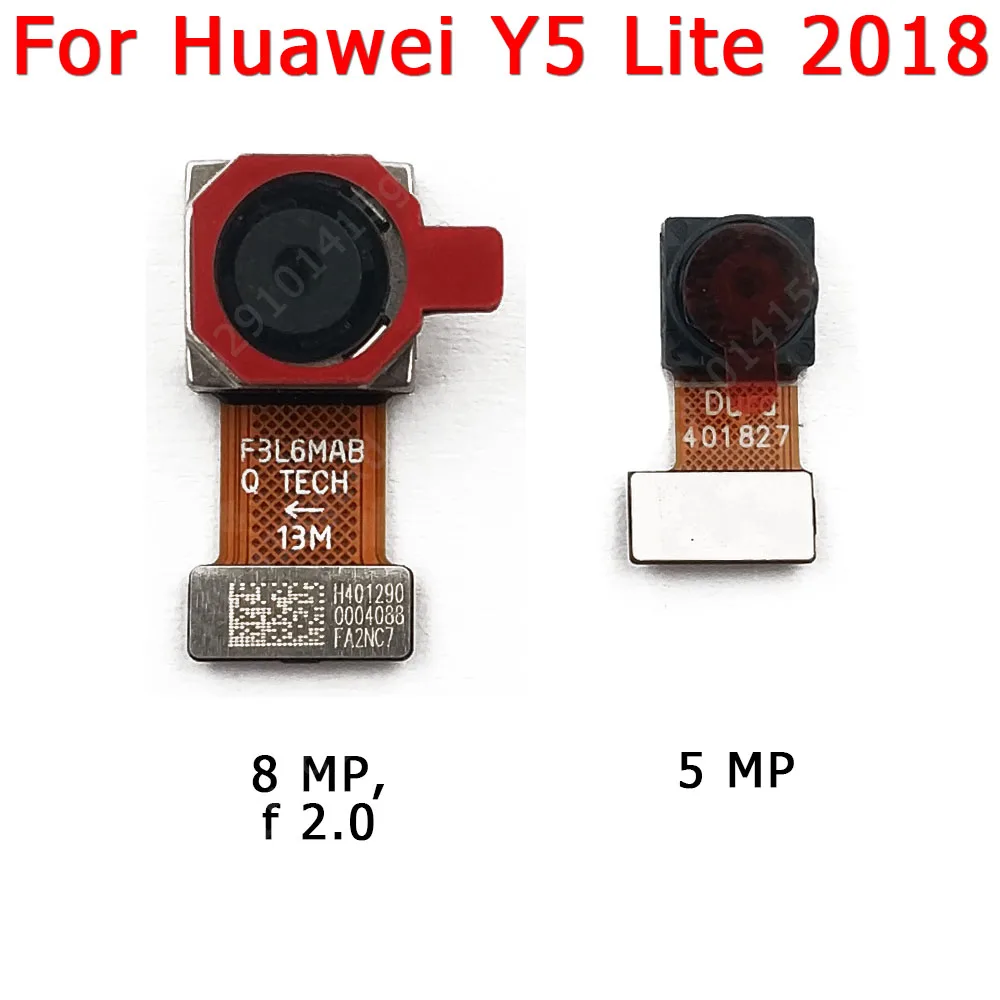 

Оригинальная передняя и задняя камера для Huawei Y5 Lite 2018 модуль основной камеры Модуль гибкий кабель запасные части