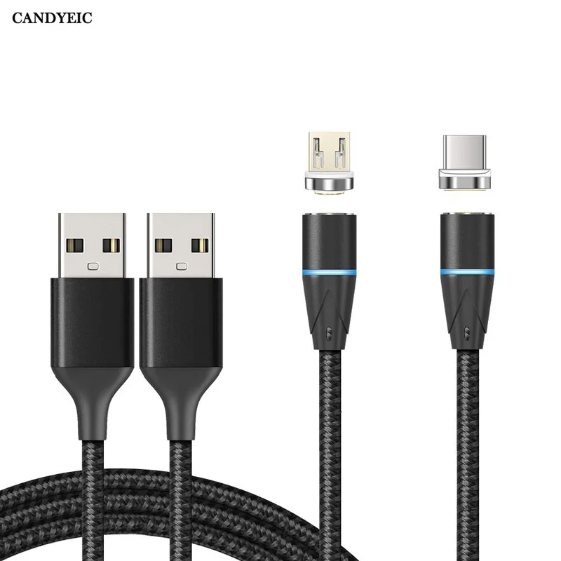 Магнитный кабель CANDYEIC для быстрой зарядки USB C OPPO Reno3 Pro Reno2 Ace Find X2 A11x K5 R17 F11Pro A5 A9 Type