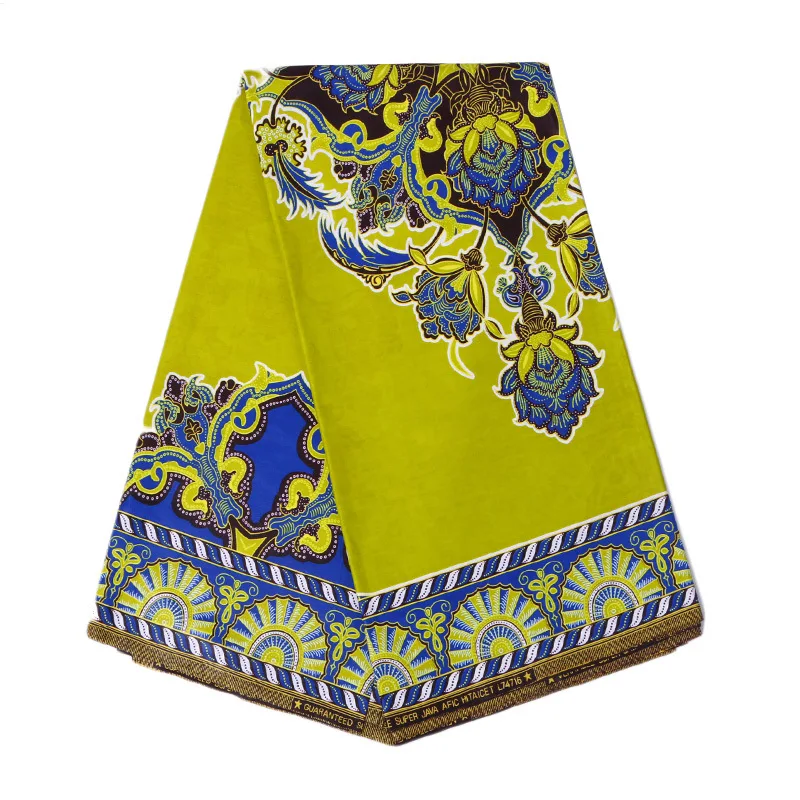 Yellow And Blue Flower Print Fabric 100% Cotton Latest Arrivals African Fabric Veritable Guarantee Real Wax 6Yards\lot
Yellow And Blue Flower Print Fabric 100% Cotton Latest Arrivals African Fabric Veritable Guarantee Real Wax 6Yards\lot