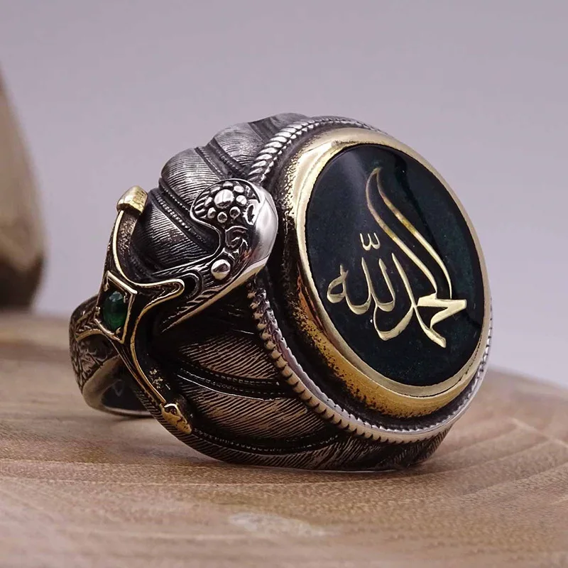 Gothic Vintage Arabic Text Black Ring Steampunk Men Big Ring Brothers Gift Party Jewelry 2021 Trend
Gothic Vintage Arabic Text Black Ring Steampunk Men Big Ring Brothers Gift Party Jewelry 2021 Trend
