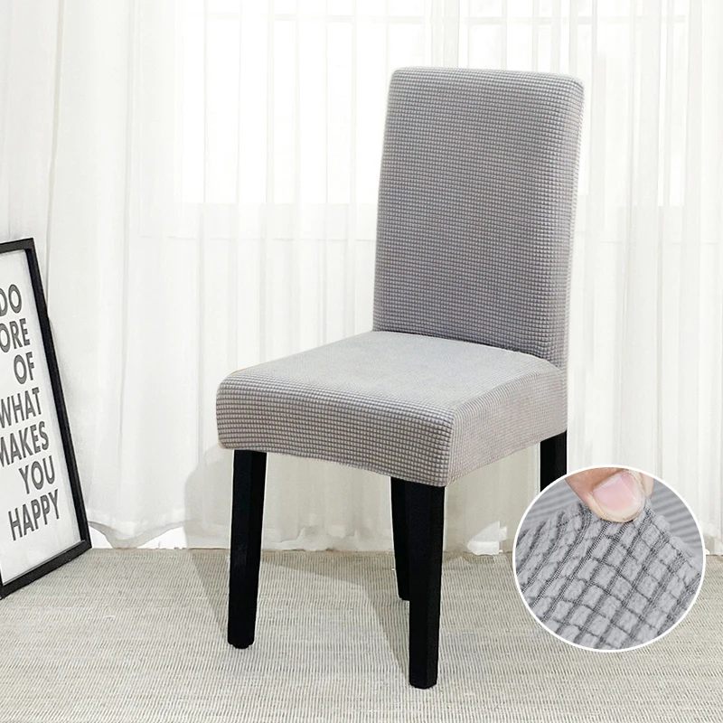 Jacquard Plain Dining Chair Cover Spandex Elastic Chair Slipcover Stretch Chair Cover for Wedding Kitchen Banquet 1PC
Jacquard Plain Dining Chair Cover Spandex Elastic Chair Slipcover Stretch Chair Cover for Wedding Kitchen Banquet 1PC