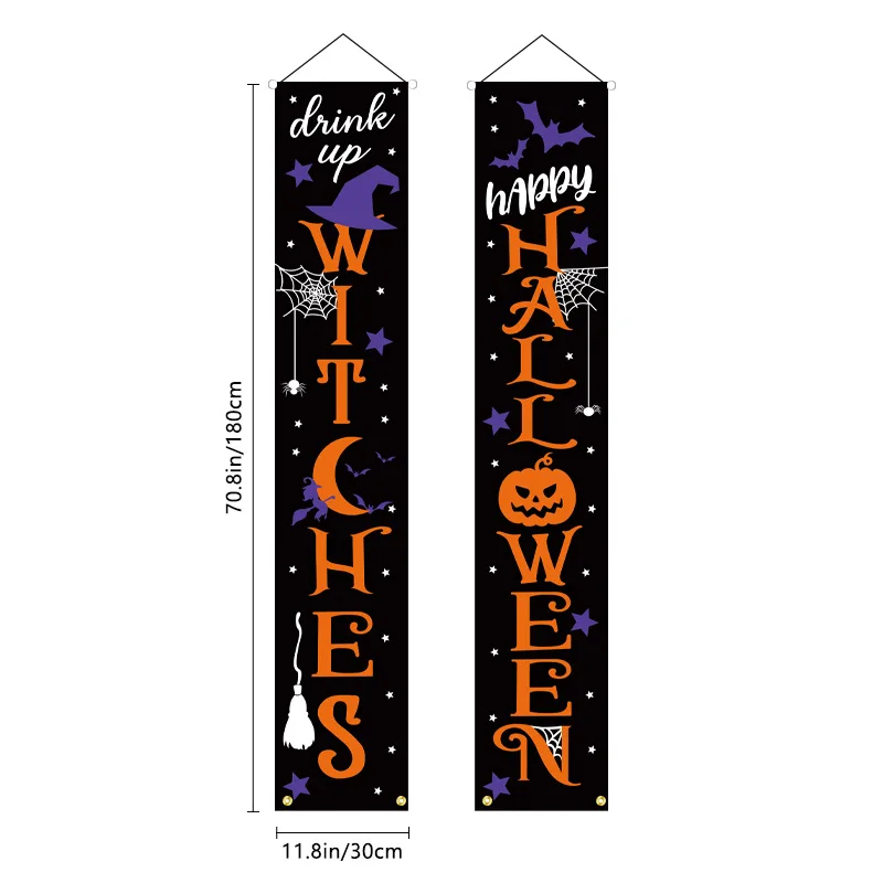 Halloween banner halloween decoration halloween hanging flag halloween party supplies couplet home house number banner party
Halloween banner halloween decoration halloween hanging flag halloween party supplies couplet home house number banner party