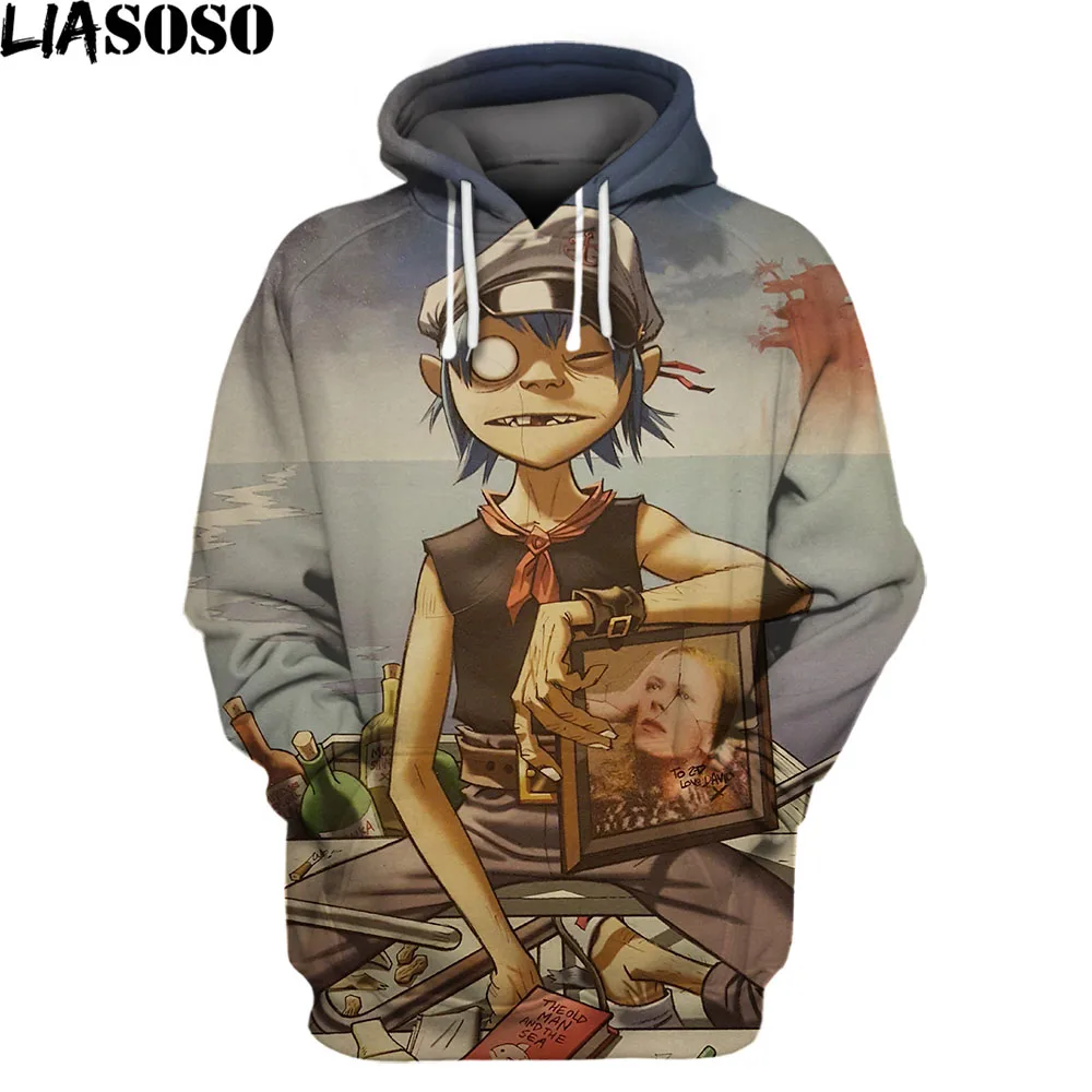 Spring Music Gorillaz Hoodie Tops Women's Streetwear Punk Clothes Costumes Men Hoodies Oversize Sweatshirts Hat Clothing Tops
Spring Music Gorillaz Hoodie Tops Women's Streetwear Punk Clothes Costumes Men Hoodies Oversize Sweatshirts Hat Clothing Tops