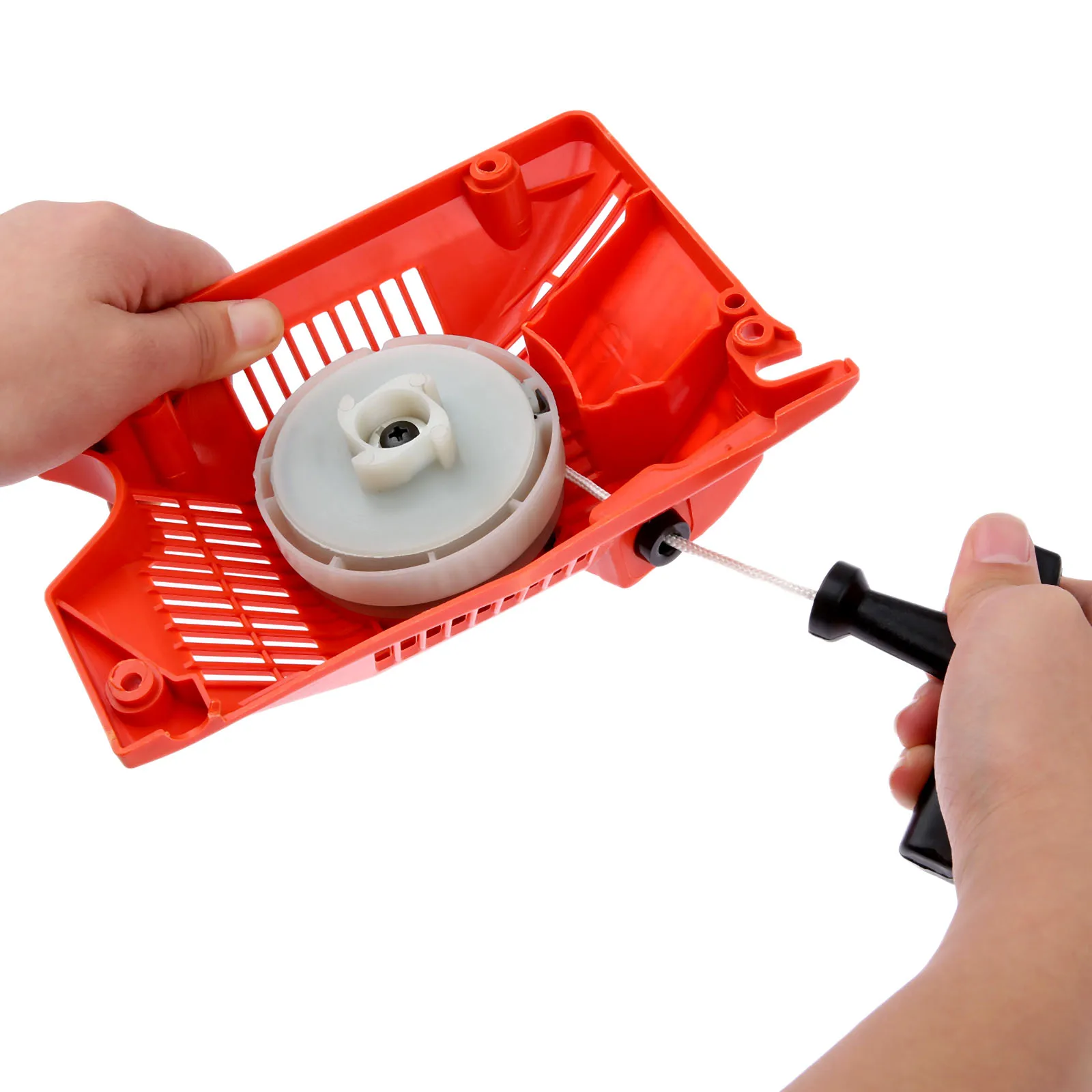 1set Recoil Starter Assembly 45cc 52cc 58cc Chainsaw Single Recoil Pull Chainsaw Spares fits Chinese 4500/5200/5800 Garden Part
1set Recoil Starter Assembly 45cc 52cc 58cc Chainsaw Single Recoil Pull Chainsaw Spares fits Chinese 4500/5200/5800 Garden Part