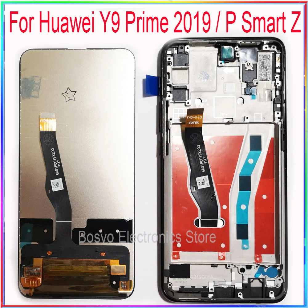 for Huawei Y9 Prime 2019 LCD screen display P Smart Z with touch with frame assembly
for Huawei Y9 Prime 2019 LCD screen display P Smart Z with touch with frame assembly