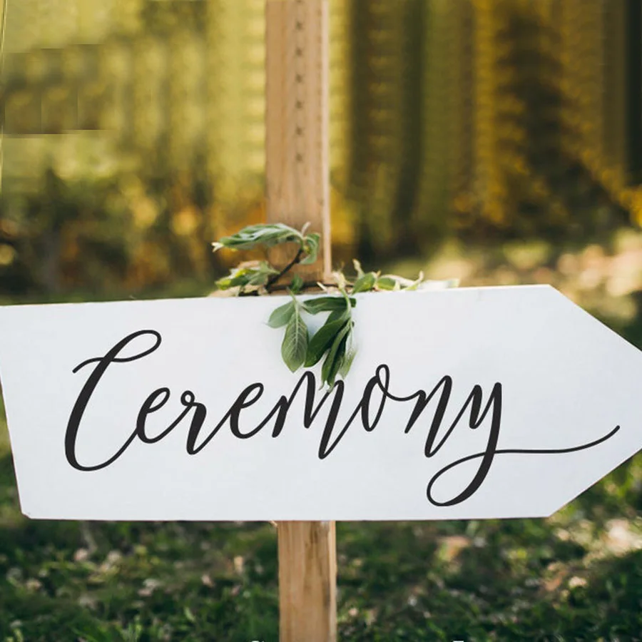 Wedding Ceremony Sign Decal Wedding Decor Chalkboard Decals DIY Decals Custom Wedding Vinyl Sticker Wallpaper Removable C397
Wedding Ceremony Sign Decal Wedding Decor Chalkboard Decals DIY Decals Custom Wedding Vinyl Sticker Wallpaper Removable C397