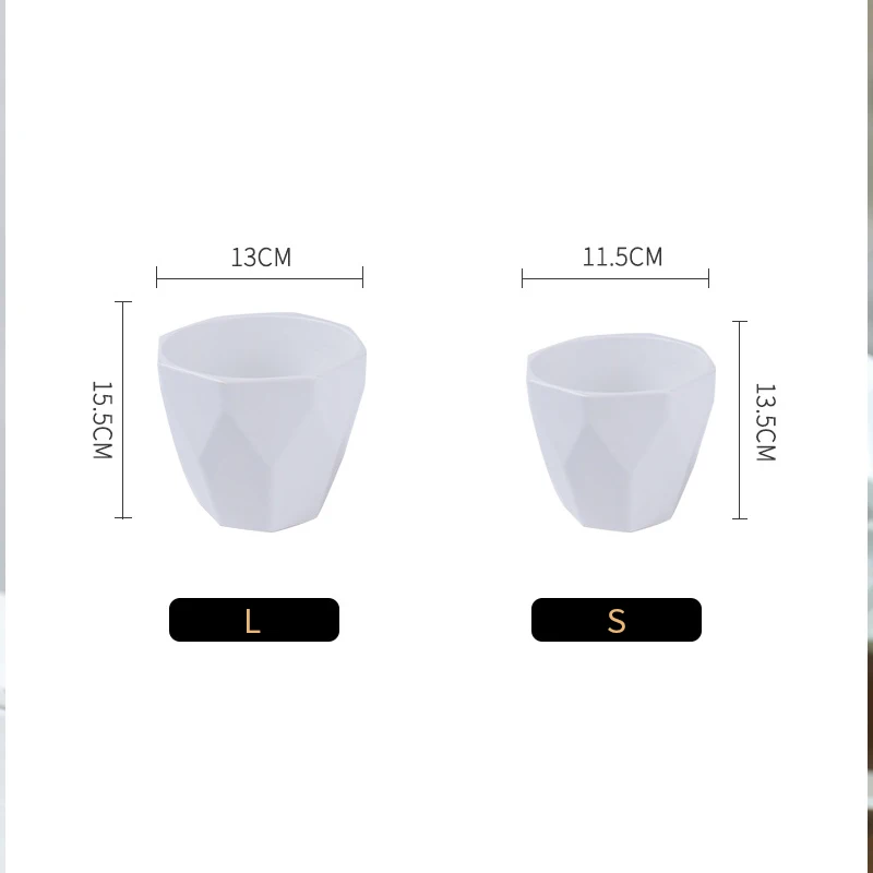 Resin plastic thickened flower pot vase imitation white porcelain white flower pot Nordic cactus potted vase decor anti-fall
Resin plastic thickened flower pot vase imitation white porcelain white flower pot Nordic cactus potted vase decor anti-fall