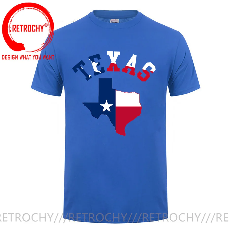 Мужская хипстерская футболка с рисунком американского Техасского штата