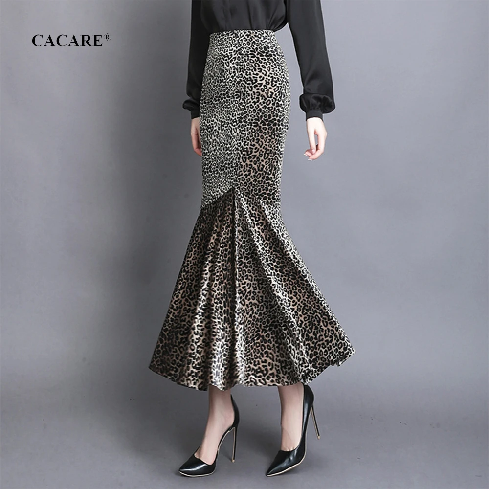2020 бархатная модная длинная юбка-труба юбка русалки элегантные женские юбки F0208