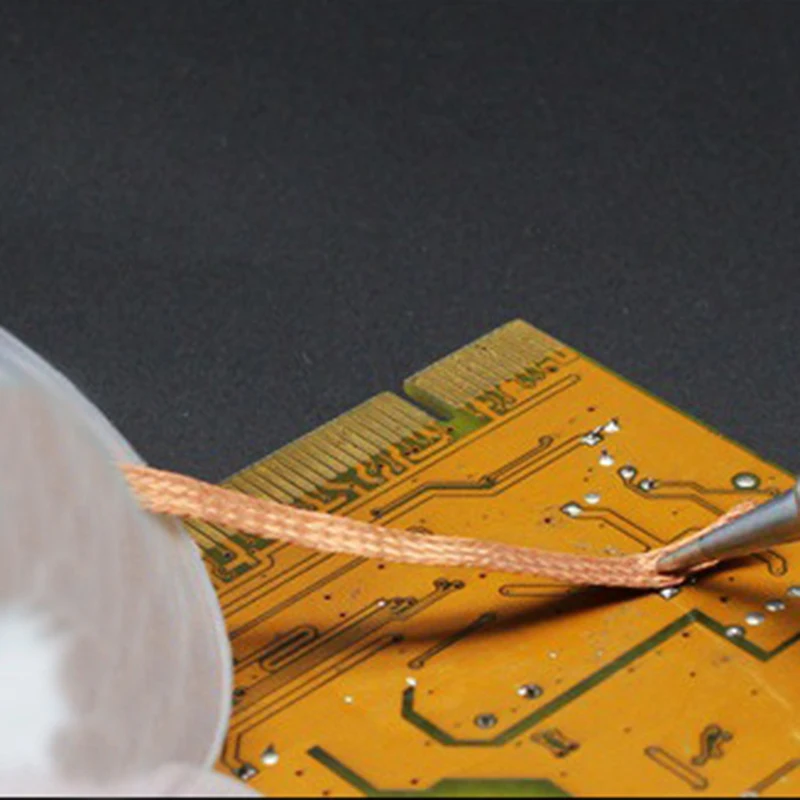 1.5mm 2mm 2.5mm 3mm 3.5mm Width 1.5M Length Desoldering Braid Welding Solder Remover Wick Wire Lead Cord Flux BGA Repair Tool 
1.5mm 2mm 2.5mm 3mm 3.5mm Width 1.5M Length Desoldering Braid Welding Solder Remover Wick Wire Lead Cord Flux BGA Repair Tool