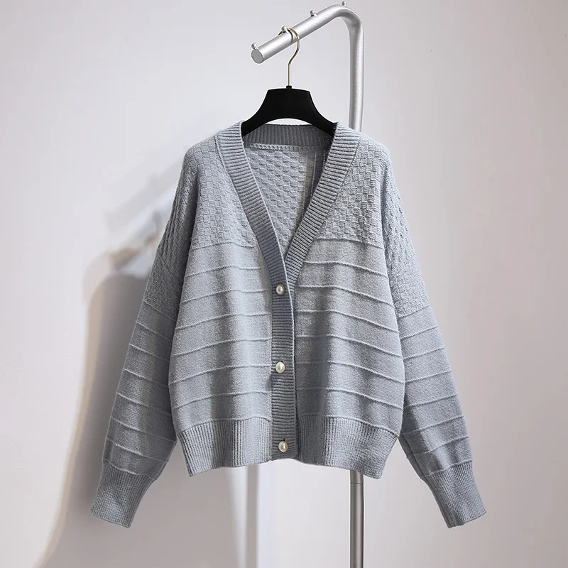 Solid Knitted Women Sweater Cardigan Winter New 2021 V-Neck Long-Sleeved Loose Thicken Warm Female Outwear Coats Tops
Solid Knitted Women Sweater Cardigan Winter New 2021 V-Neck Long-Sleeved Loose Thicken Warm Female Outwear Coats Tops