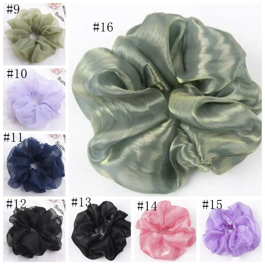 Women Scrunchies Hairbands Solid Large Intestine Hair Ring Chiffon Women Hair Ties Ponytail Holder Hair Accessories 20 Color
Women Scrunchies Hairbands Solid Large Intestine Hair Ring Chiffon Women Hair Ties Ponytail Holder Hair Accessories 20 Color