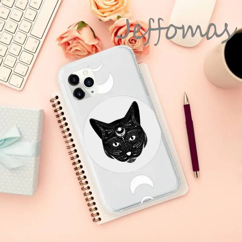 Witch and cat mysterious tarot black Phone Case Transparent for iPhone 11 12 mini pro XS MAX 8 7 6 6S Plus X 5S SE 2020 XR
Witch and cat mysterious tarot black Phone Case Transparent for iPhone 11 12 mini pro XS MAX 8 7 6 6S Plus X 5S SE 2020 XR