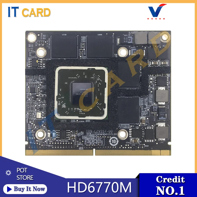 Оригинальная видеокарта Radeon HD6770 HD6770M HD6750 HD6750M 109 C29557 00 для Apple iMac 27 "A1312 21 5"