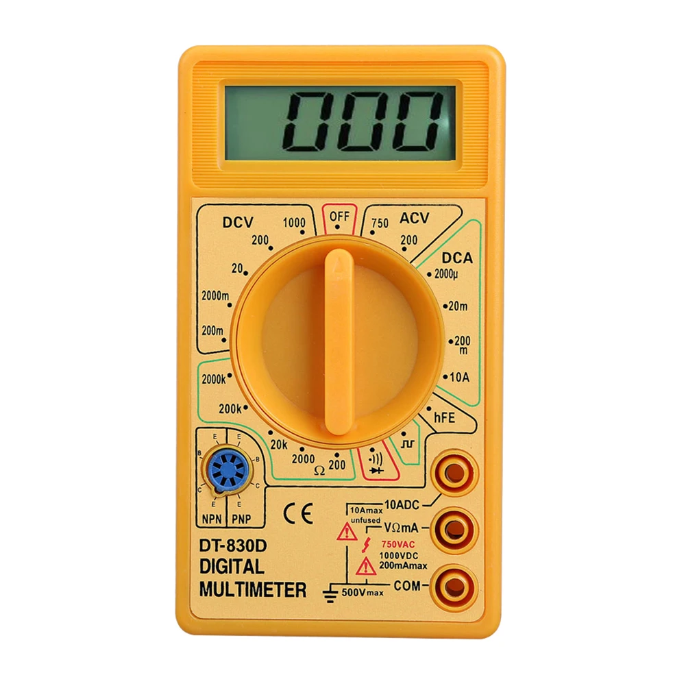 Portable Mini Pocket Digital AC/DC Voltage Multimeter Current Amp Ohm Voltmeter Ohmmeter Tester Diode Triode Monitor Regulator
Portable Mini Pocket Digital AC/DC Voltage Multimeter Current Amp Ohm Voltmeter Ohmmeter Tester Diode Triode Monitor Regulator